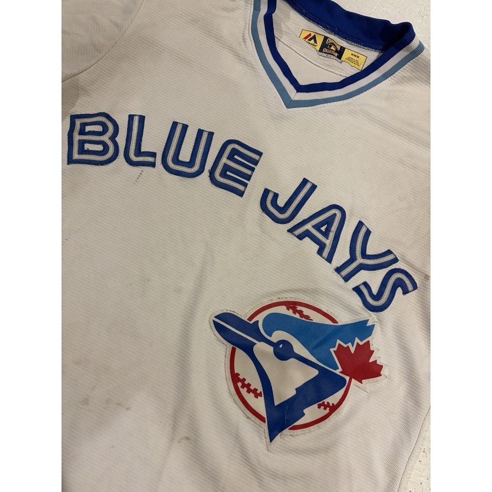 Majestic Cool Base Toronto Blue Jays Cooperstown Collection Jersey Mens‎ Medium - Picture 6 of 14